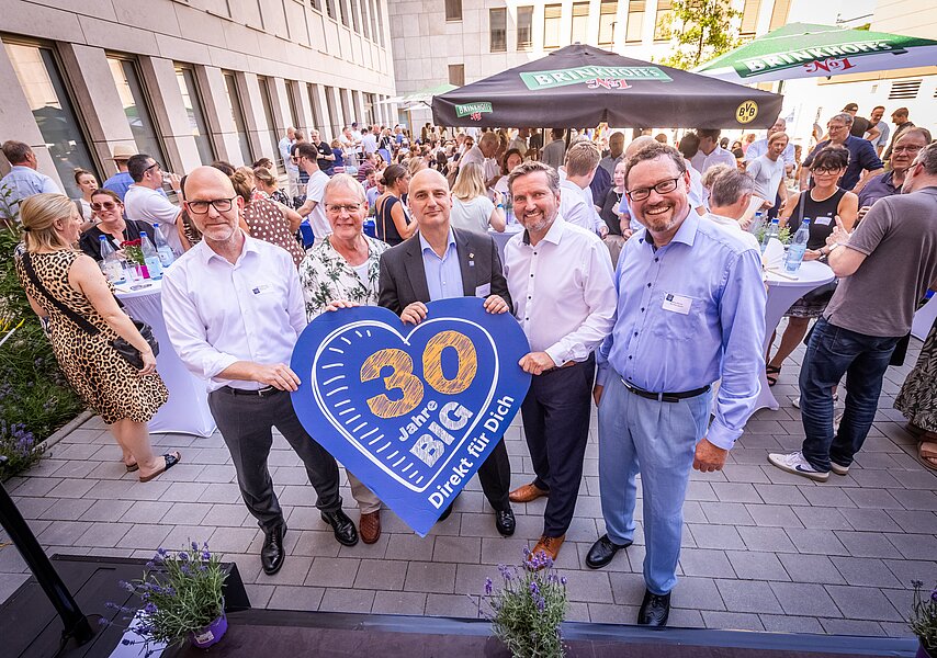 Redner der BIG gesund direkt Jubiläumsfeier