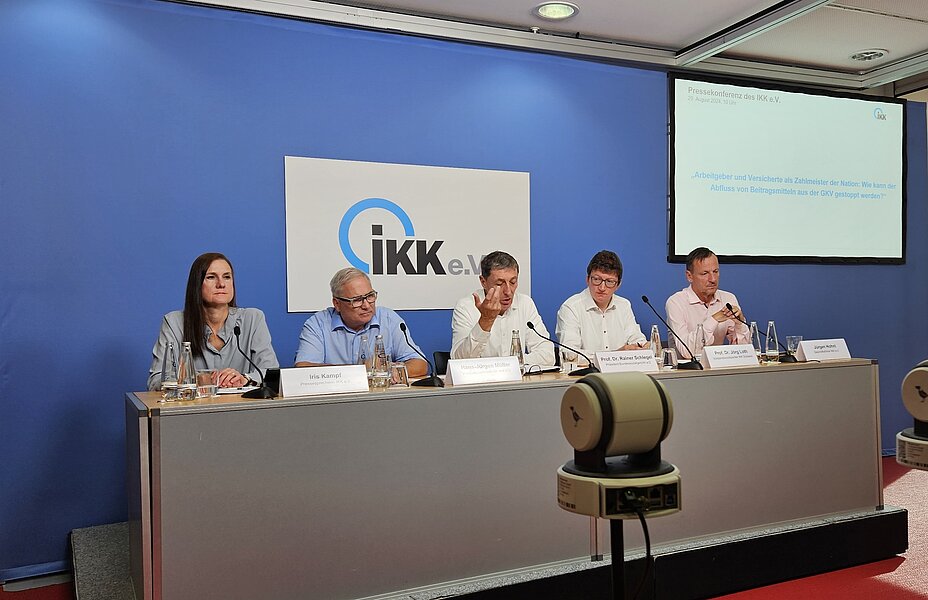 Podium Pressekonferenz des IKK e.V. am 24.08.2024