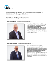Übersicht Gesprächspartner