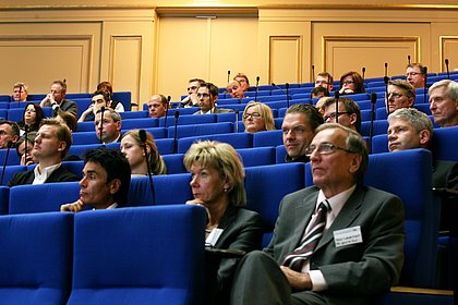 Blick ins Publikum bei der 3. Plattform Gesundheit